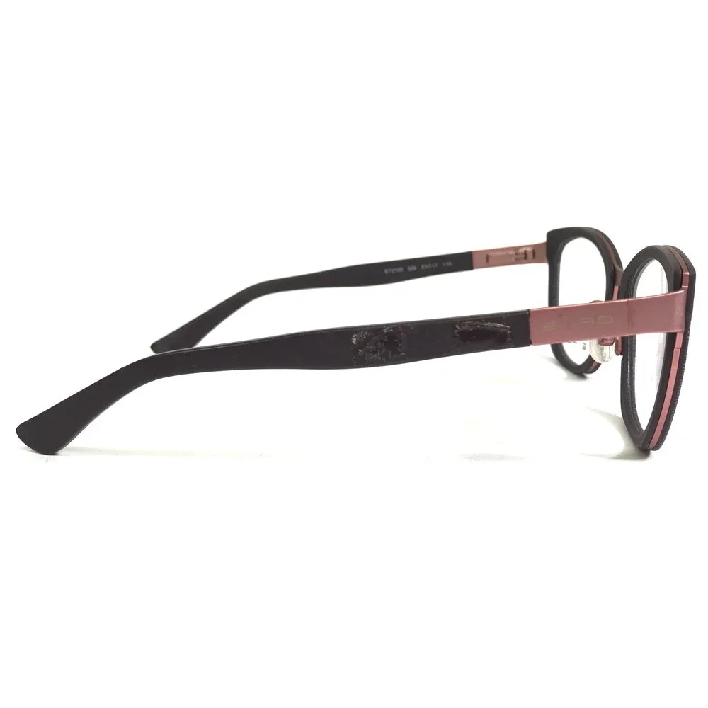 Etro Eyeglasses Frames ET2109 524 Matte Purple Paisley Rose Gold Pink 51-17-135